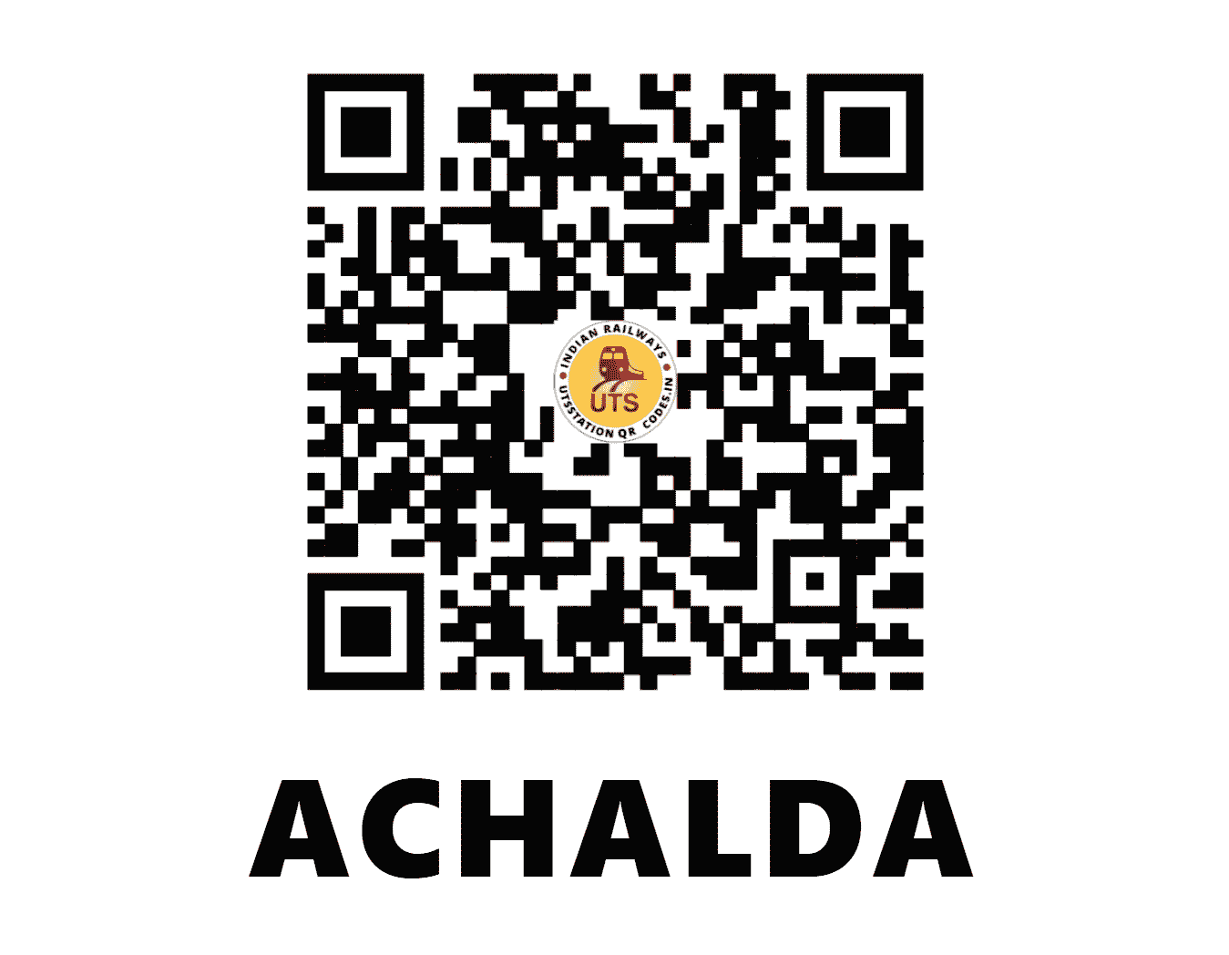 UTS QR Code for ACHALDA - ULD (NC - UTTAR PRADESH)